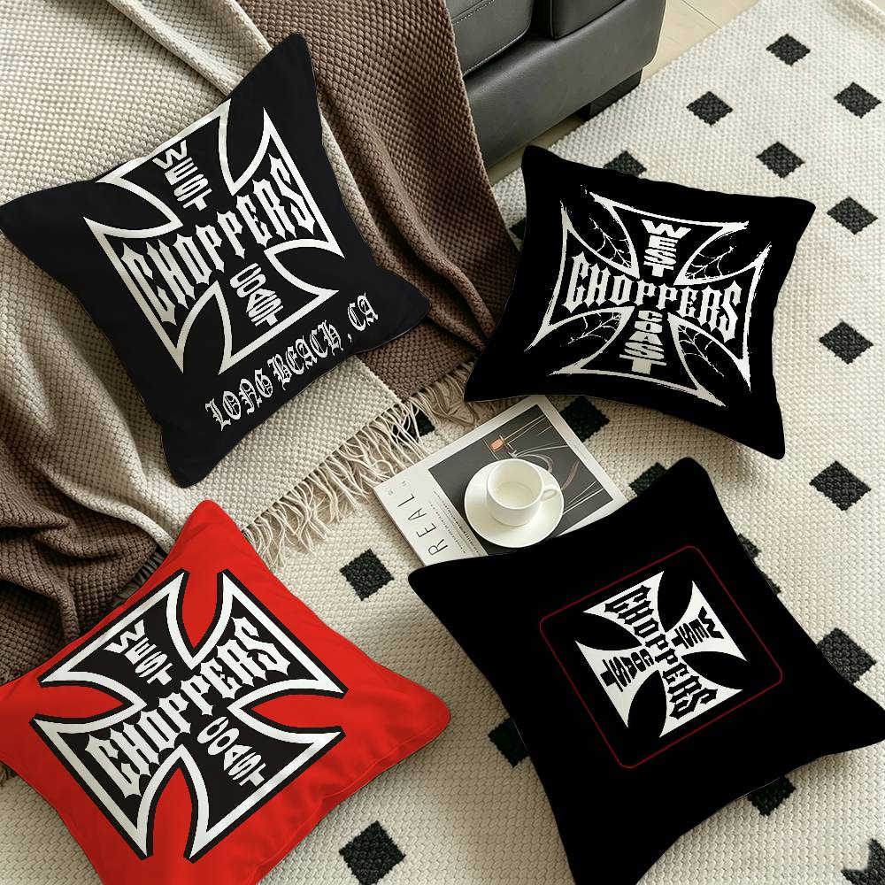 Home Textiles Inc - West C-Coast C-Choppers Pillow Gifts Home