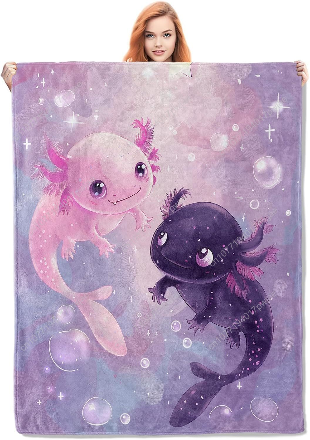 Axolotl Blanket Cute Axolotls  - Quality Home Textiles review and price