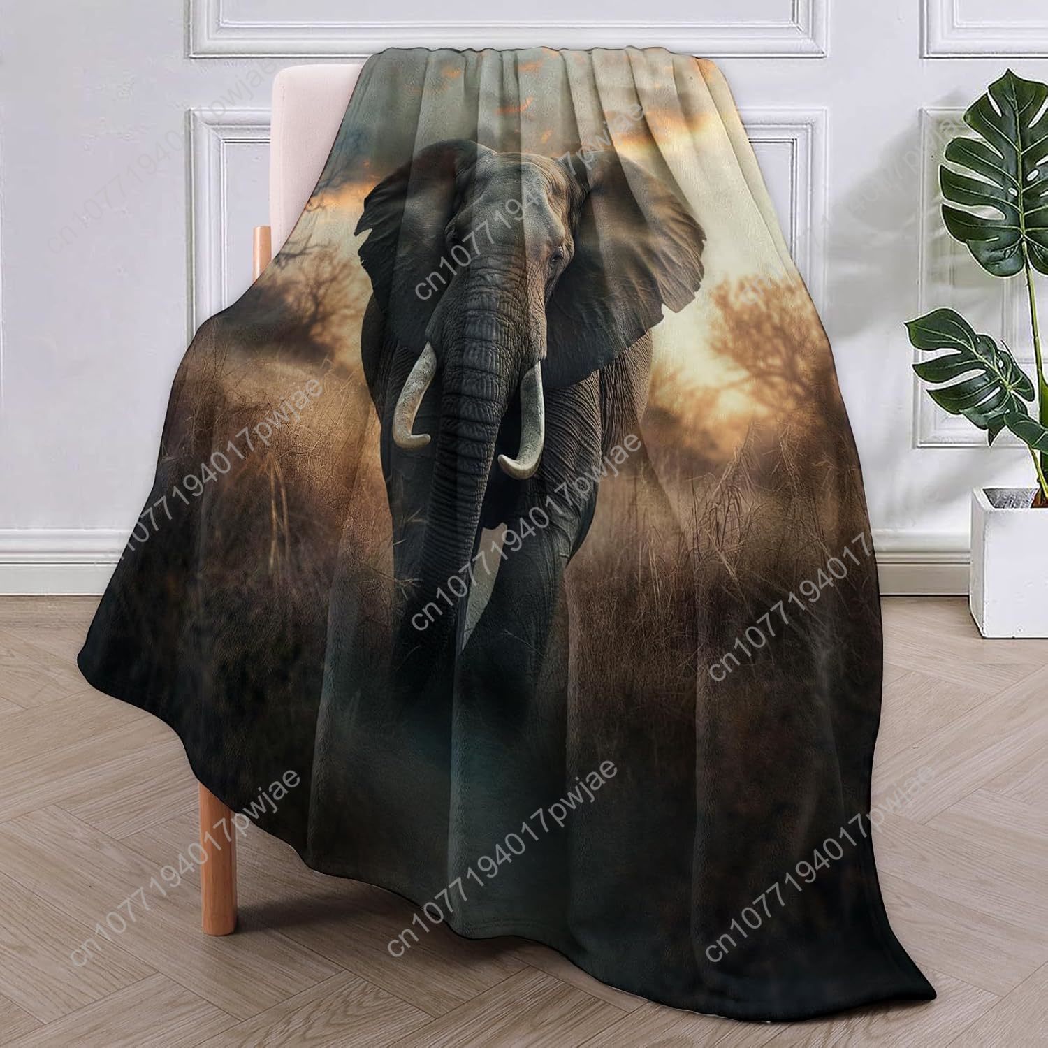 Elephant Fleece Blanket, Reali - Quality Home Textiles review and price
