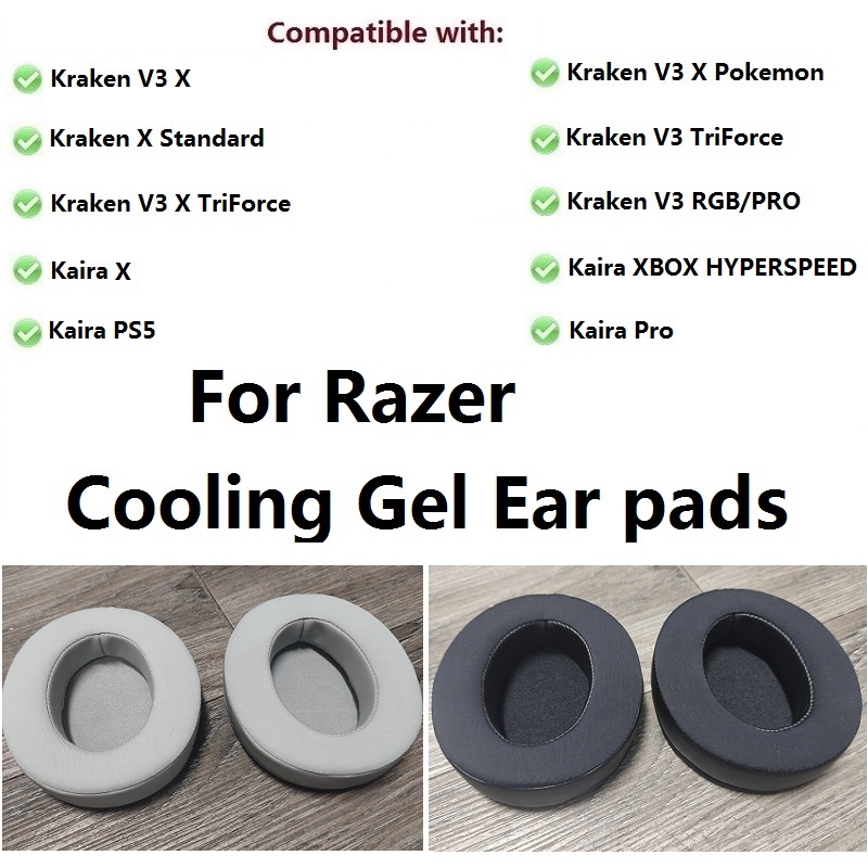 Cooling Gel ear pads For Razer - Cooling Pillow Gel review and price