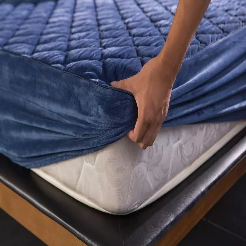 Crystal Velvet Thicken Quilted - Mattress Pad Topper review and price