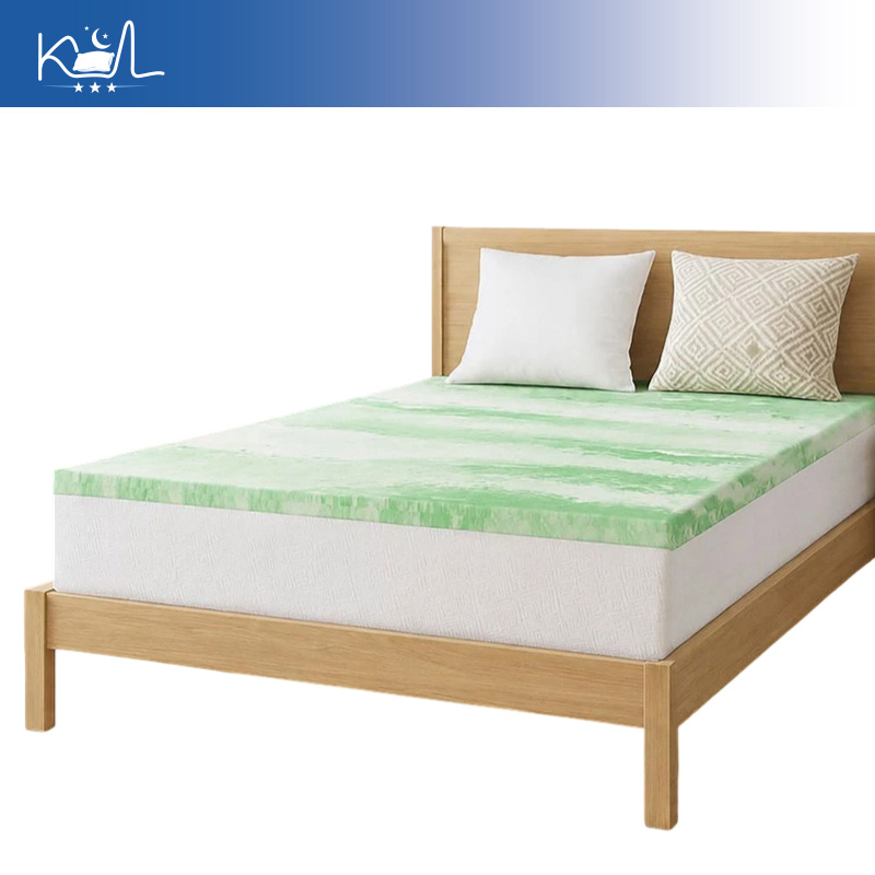 White Green Color Mixed Cloud  - Mattress Pad Topper review and price